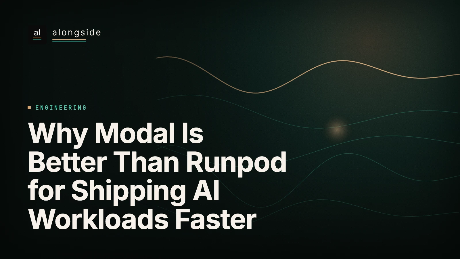 Porque o Modal é melhor do que o Runpod para lançar workloads de IA mais depressa