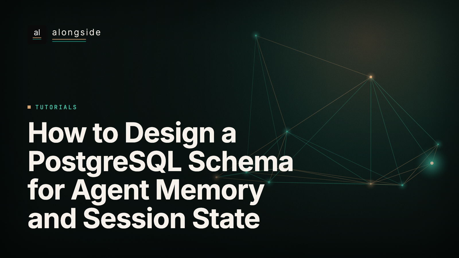 Como desenhar um esquema PostgreSQL para memória de agentes e estado de sessão