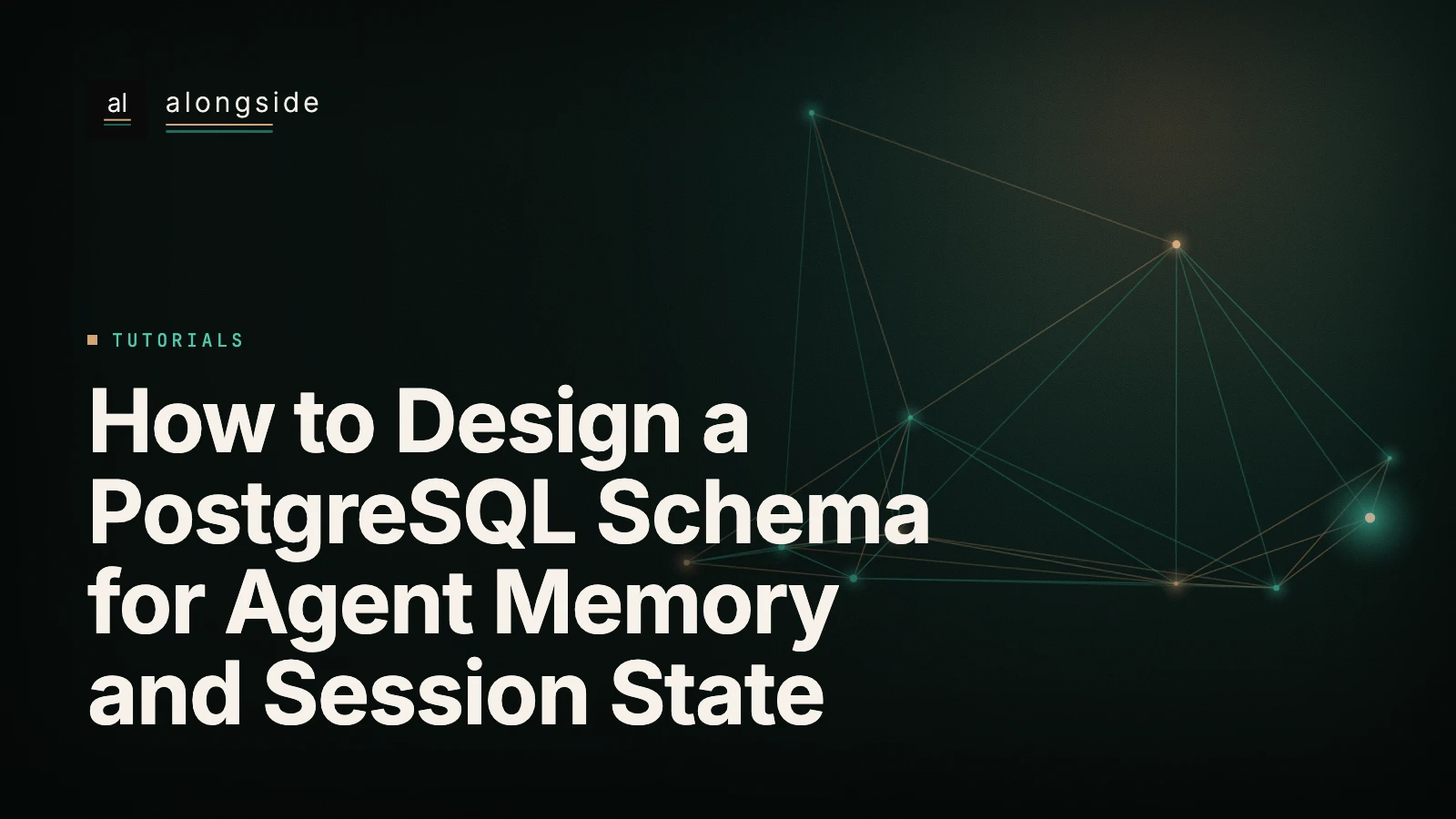 Como desenhar um esquema PostgreSQL para memória de agentes e estado de sessão