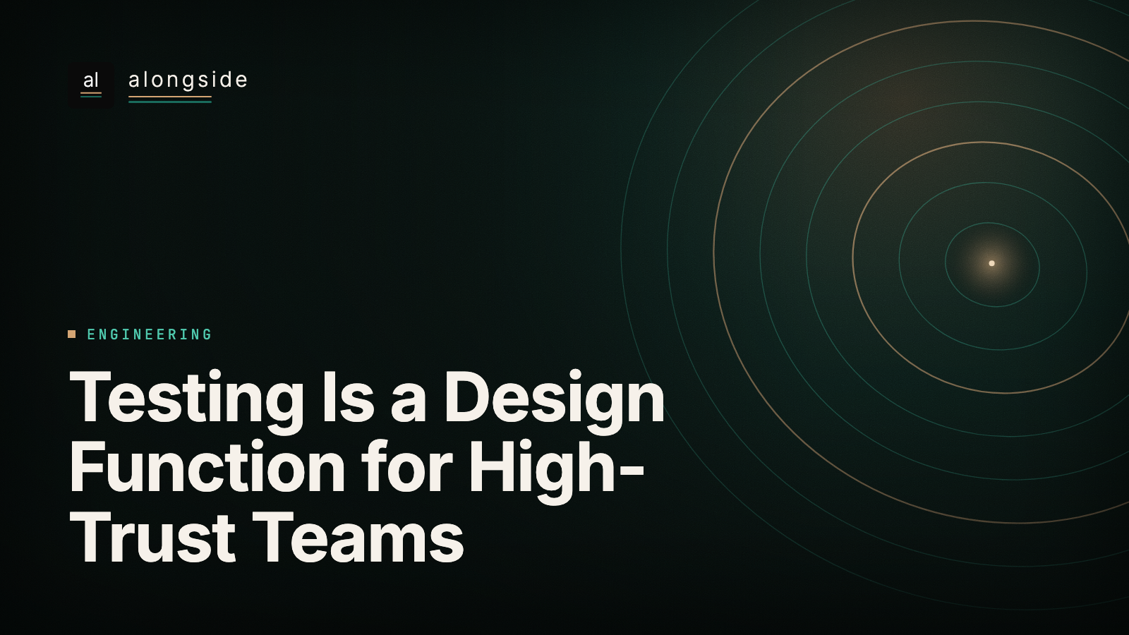 Testing Is a Design Function for High-Trust Teams