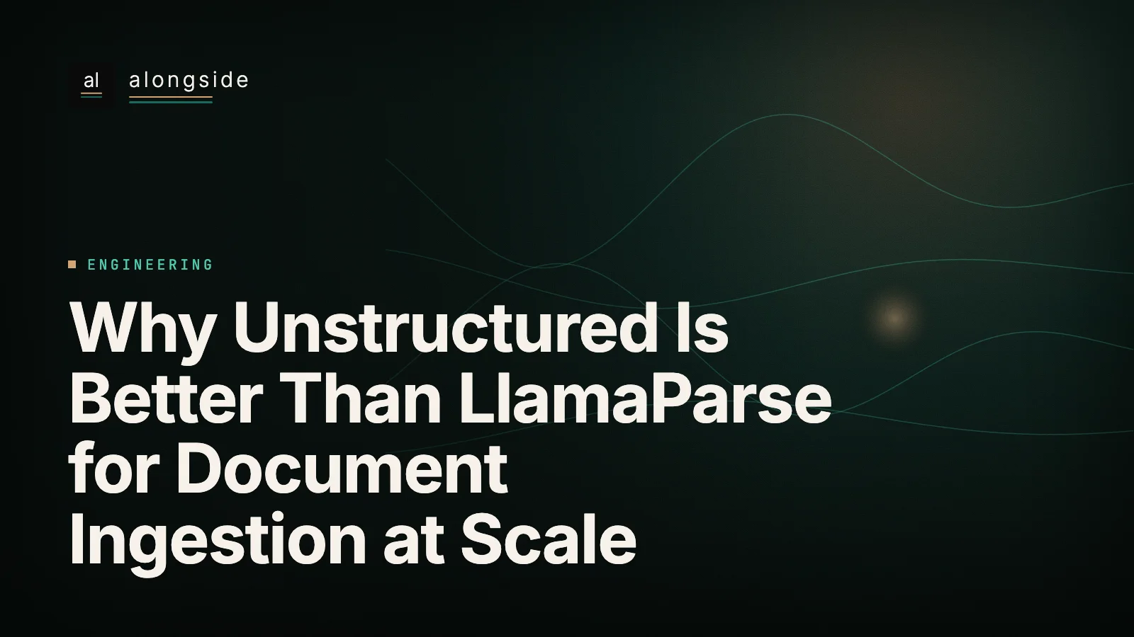Porque o Unstructured é melhor do que o LlamaParse para ingestão documental à escala