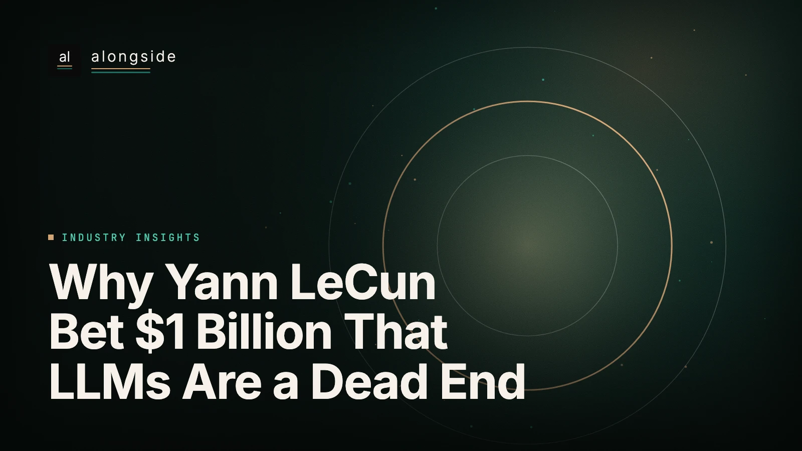 Porque Yann LeCun apostou mil milhões que os LLMs são um beco sem saída